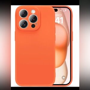 iPhone 13 Pro Case Silicone Orange